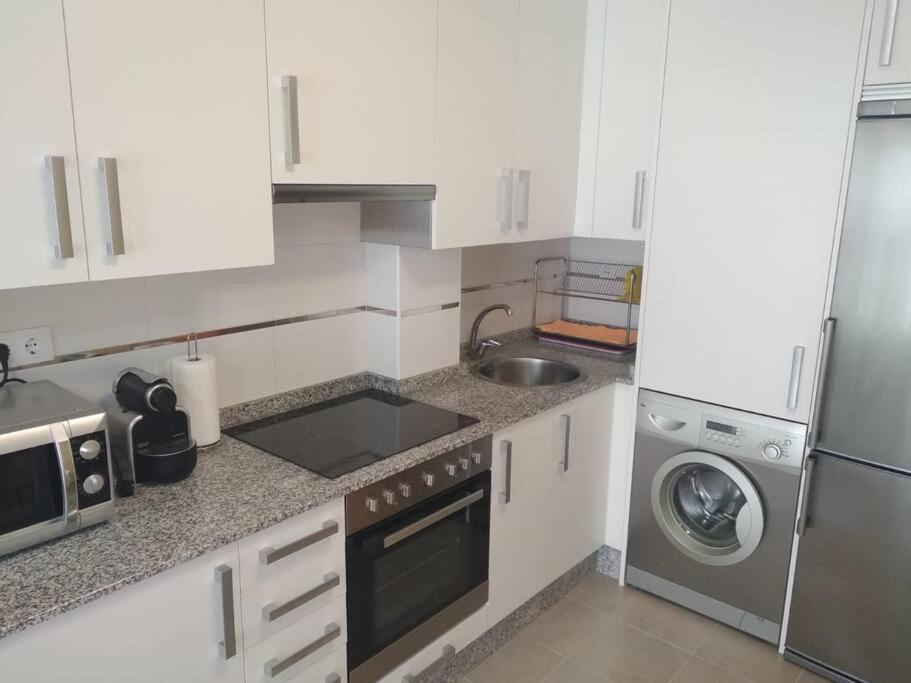 Apartamento Playa A Rapadoira Con Terraza 福斯 外观 照片