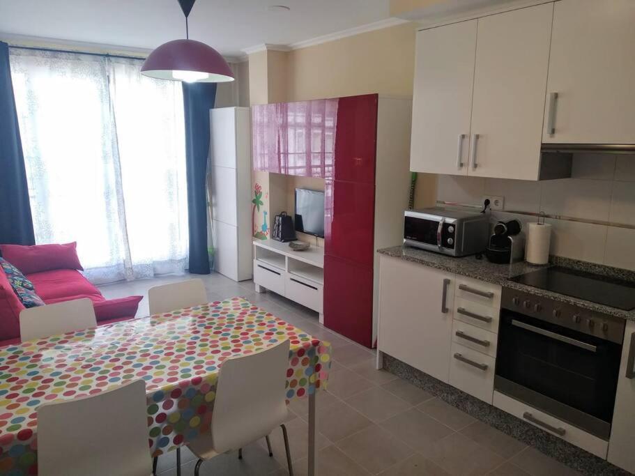 Apartamento Playa A Rapadoira Con Terraza 福斯 外观 照片
